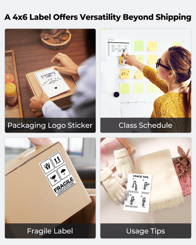 4" x 6" Fan-Fold Labels