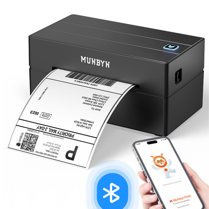 MUNBYN Bluetooth Thermal Label Printer - RealWriter 130