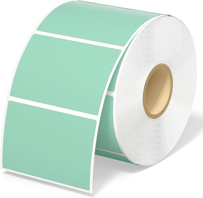 MUNBYN 2.25"x1.25" Generic Rectangle Series Thermal Labels (1000/Roll)
