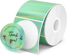 MUNBYN 2" Circle Holographic Series Thermal Labels