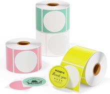 MUNBYN 2"x2" Generic Circle Series Thermal Labels (750/Roll)