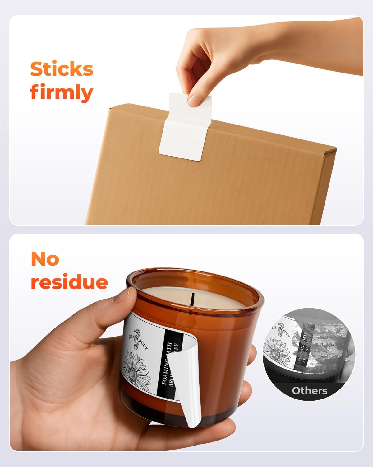 4" x 2"  Rectangle Labels