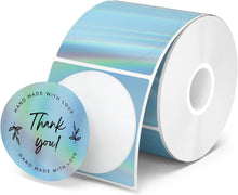 MUNBYN 2" Circle Holographic Series Thermal Labels
