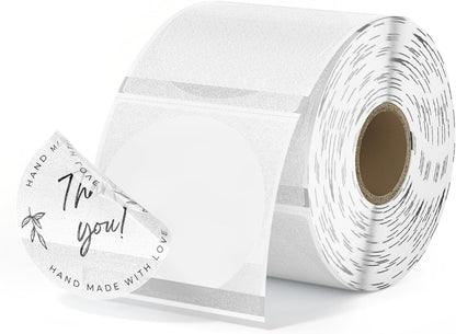 MUNBYN 2" Glitter Series Round Thermal Labels (500/Roll)