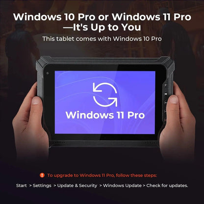 MUNBYN Rugged 8" Windows 11 Pro Tablet IRT06