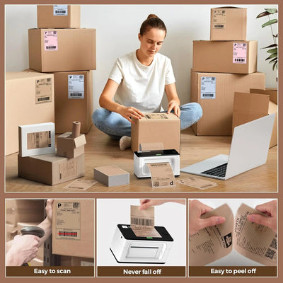 4" x 6" Fan-Fold Labels