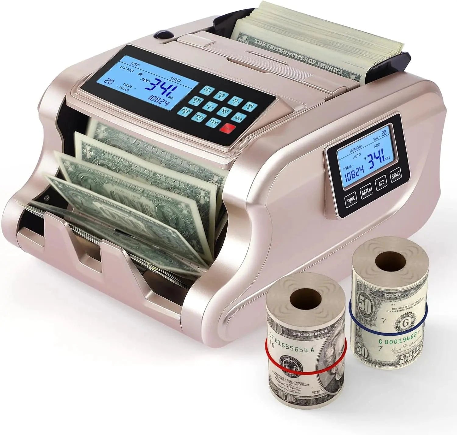 MUNBYN IMC06 Money Counter Machine with Batch Mode