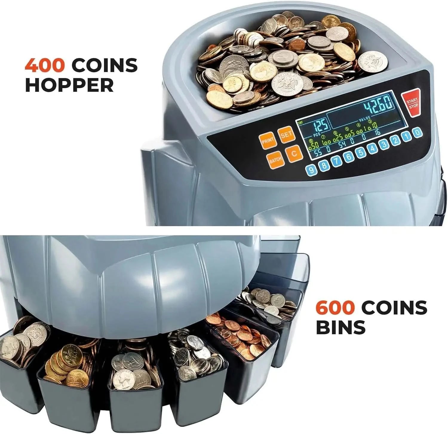 MUNBYN IMC10 Coin Counter Machine