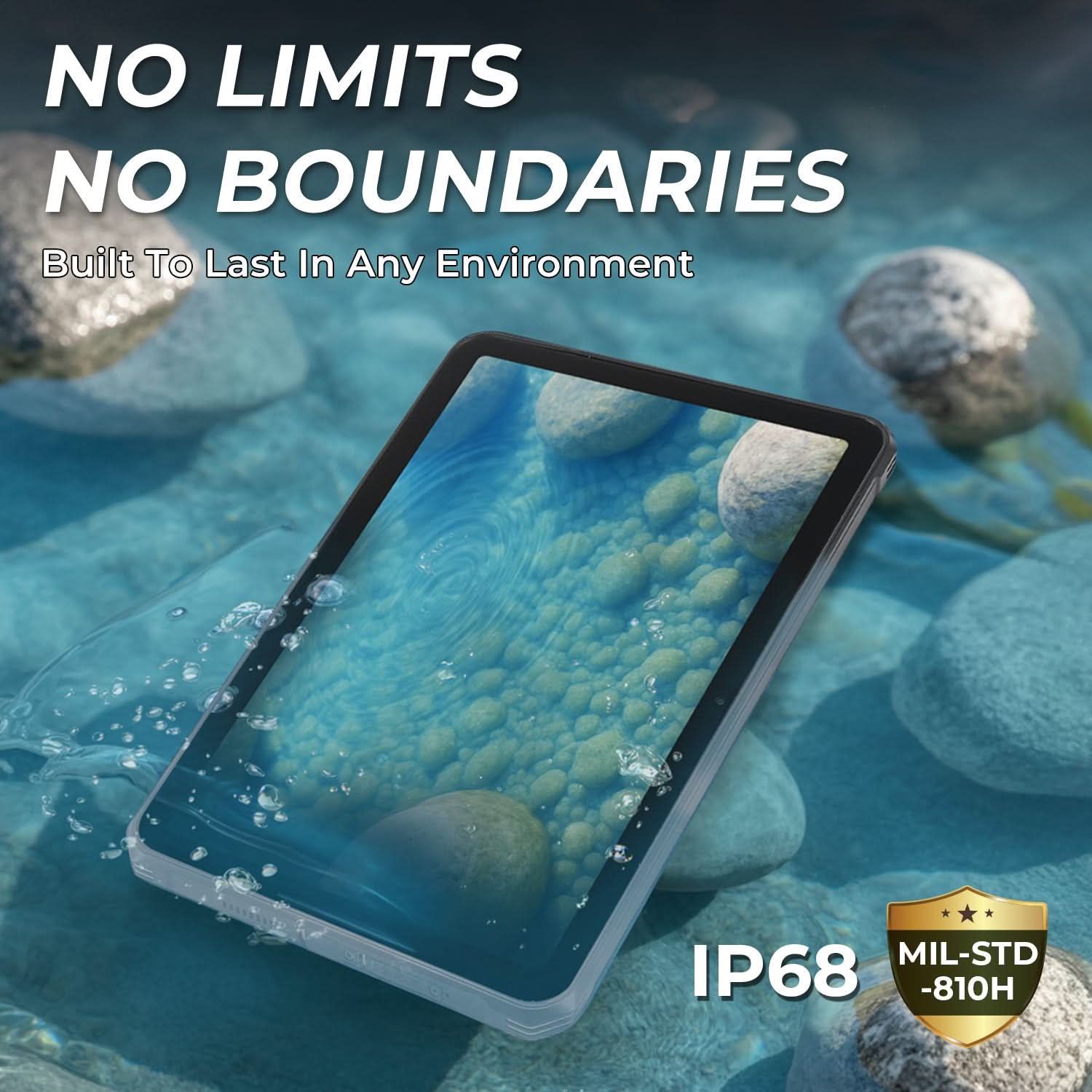 MUNBYN ILT02 Android 14 11-inch Rugged Tablet - MUNBYN