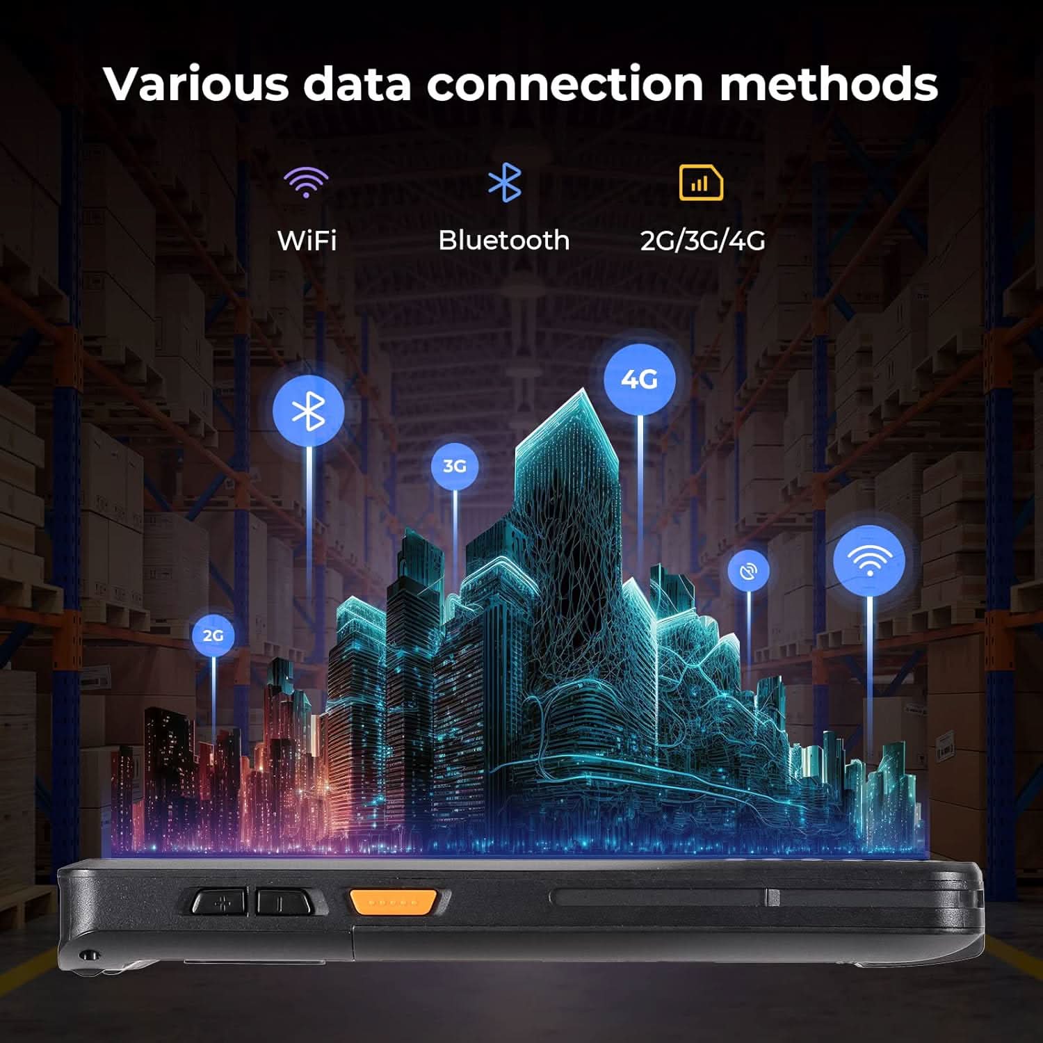 MUNBYN IPDA099 Android 11+1D 2D Scanner 2025 New Android Barcode Scanner