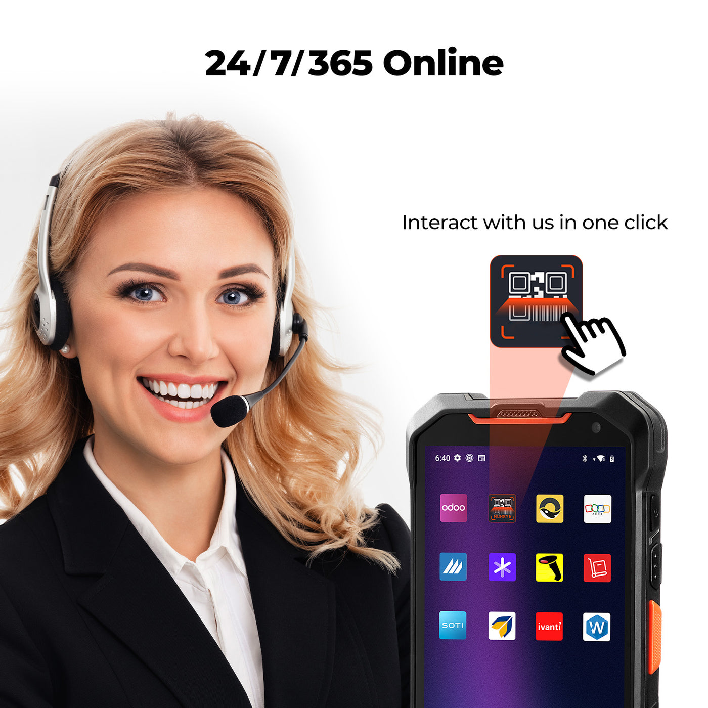 M-Scan AS01 Barcode Scanner - MUNBYN