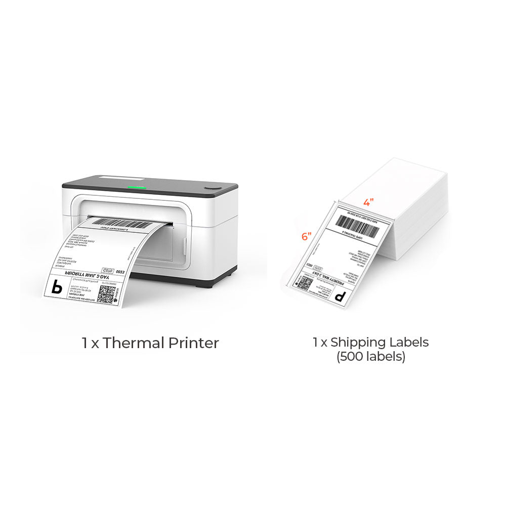 MUNBYN RealWriter 941U USB Thermal Shipping Label Printer Kit