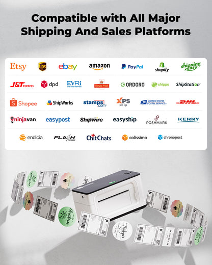 MUNBYN RealWriter 941BP Bluetooth Thermal Label Printer 300DPI