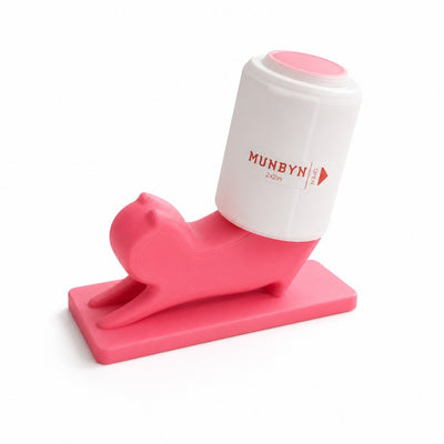 MUNBYN Cat Shaped 3D Printed Thermal Printer Paper Roll Holder 3 Pack