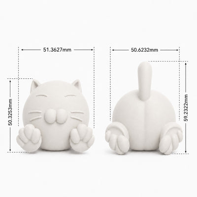 MUNBYN Cat Decor for RW405B Thermal Label Printer Roll Holder