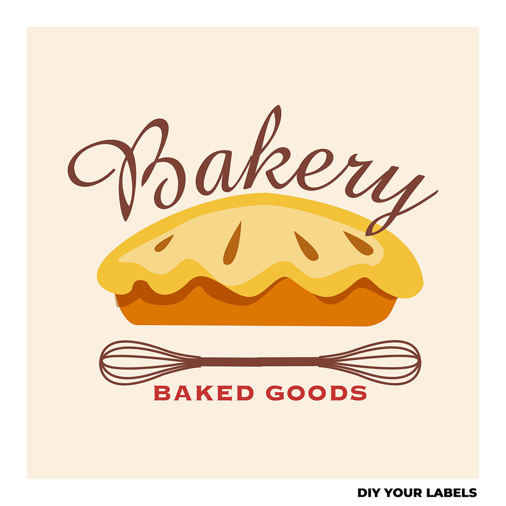 custom labels for baked goods