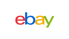 Ebay logo in multicolor on a white background