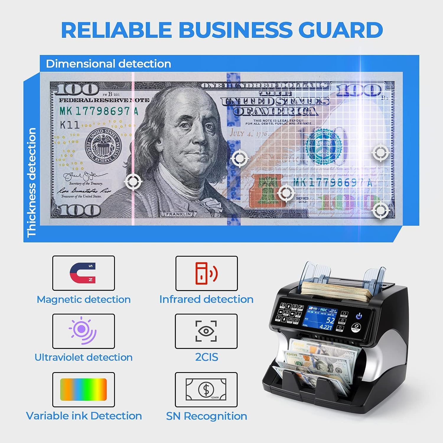 IMC01 Money Counter - MUNBYN