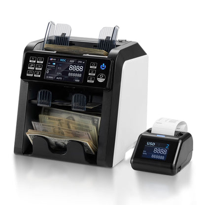[Pre-Order] MUNBYN IMC23 Mixed Denomination with Reject Pocket Money Counter Machine