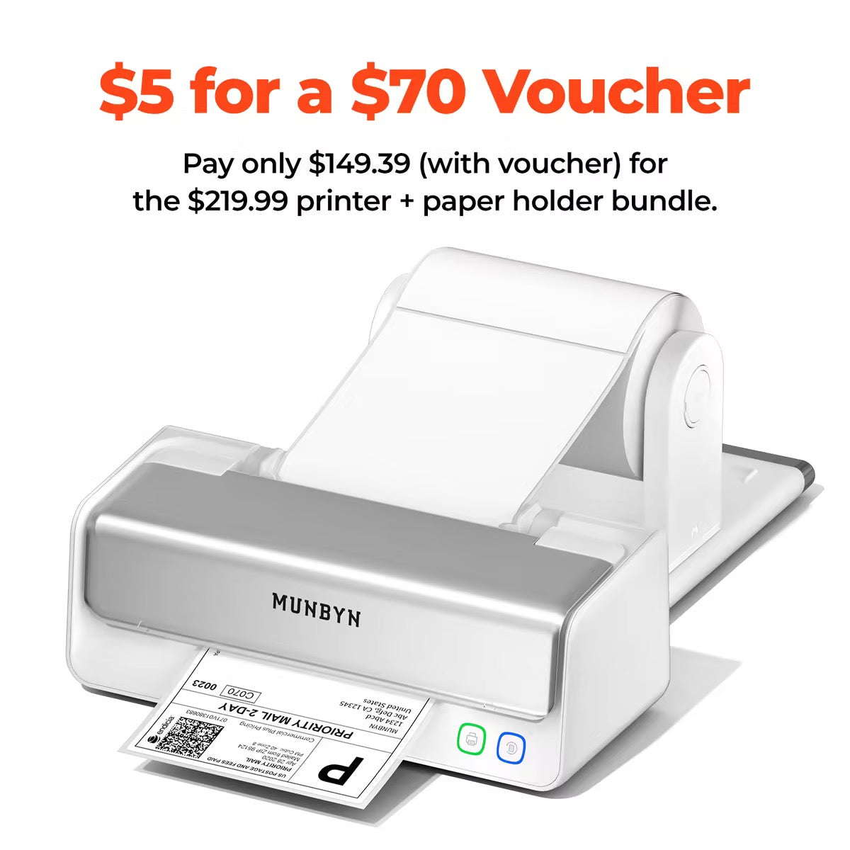$70 Off Voucher for World’s #1 Replaceable Print-Head Printer RW405B - For Just $5