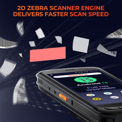 MUNBYN IPDA087P Android 13 with Zebra SE4710 Barcode Scanner