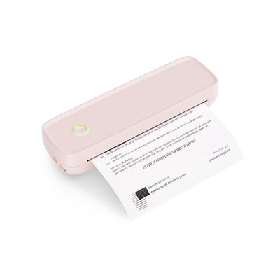 MUNBYN ITP04 Inkless A4 Portable Wireless Printer - Pink