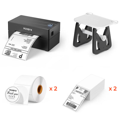 MUNBYN RealWriter 130B Bluetooth Thermal Label Printer Kit