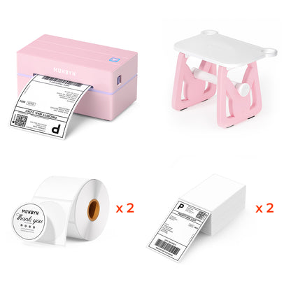 MUNBYN RealWriter 130B Bluetooth Thermal Label Printer Kit