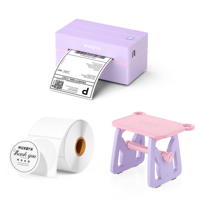MUNBYN RealWriter 130B Bluetooth Thermal Label Printer Kit
