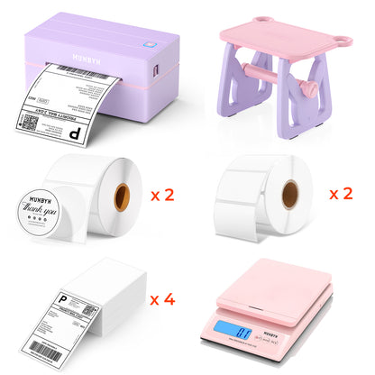 MUNBYN RealWriter 130B Bluetooth Thermal Label Printer Kit