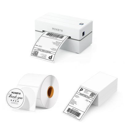 MUNBYN RealWriter 130B Bluetooth Thermal Label Printer Kit