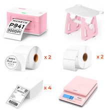 MUNBYN RealWriter 941BP Bluetooth Thermal Label Printer 300DPI Kit