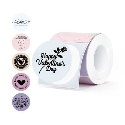 MUNBYN Morandi Series 2" Round Thermal Labels (150/Roll)