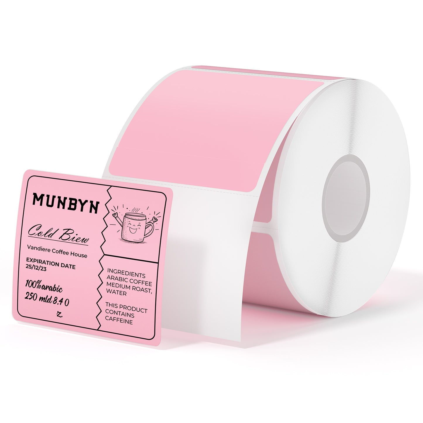 MUNBYN 2"x2" Generic Square Series Thermal Labels (750/Roll)