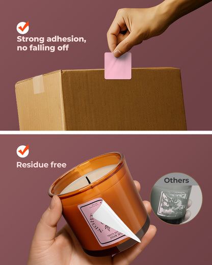 MUNBYN 2"x2" Generic Square Series Thermal Labels (750/Roll)