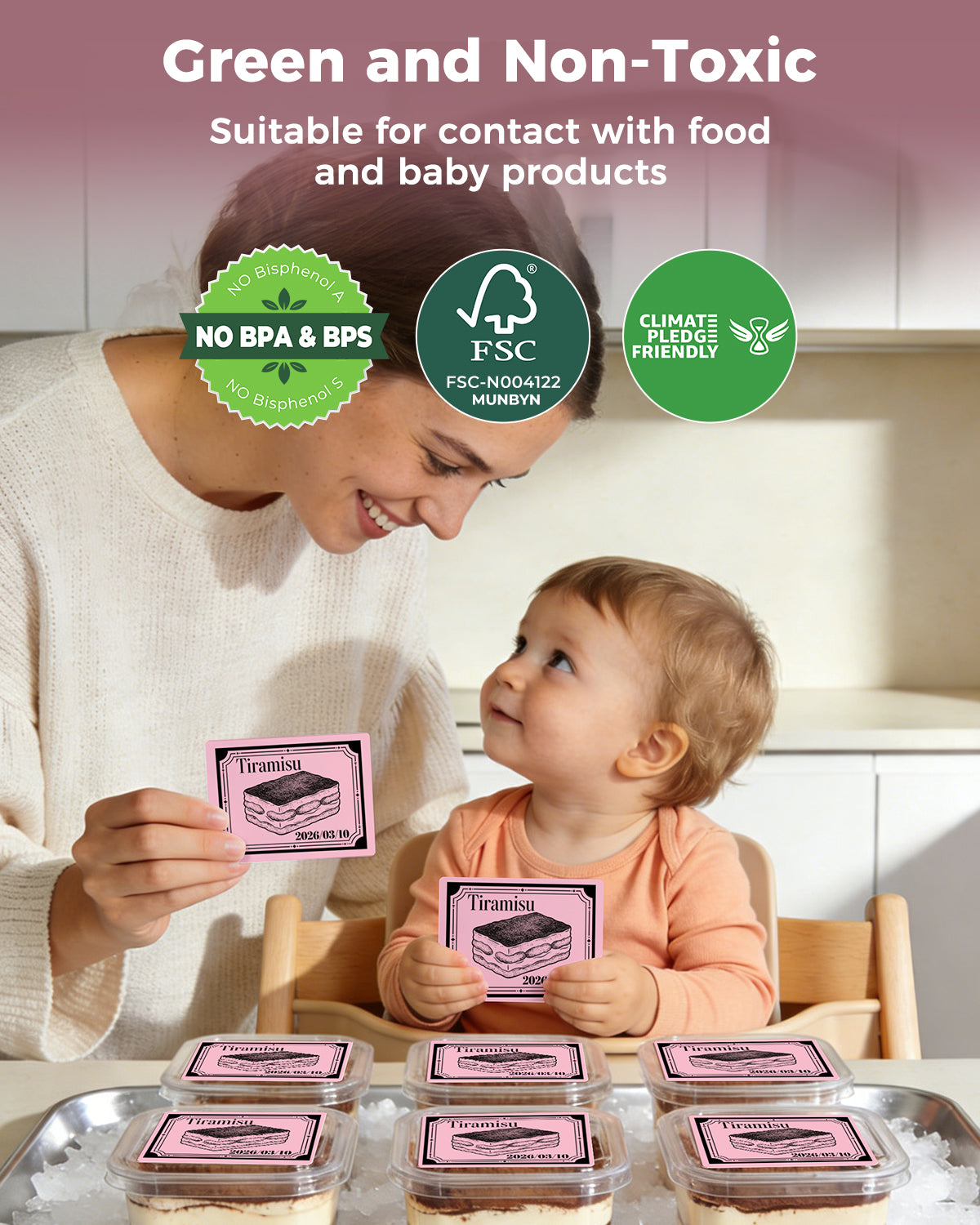 4" x 3" Rectangle Labels