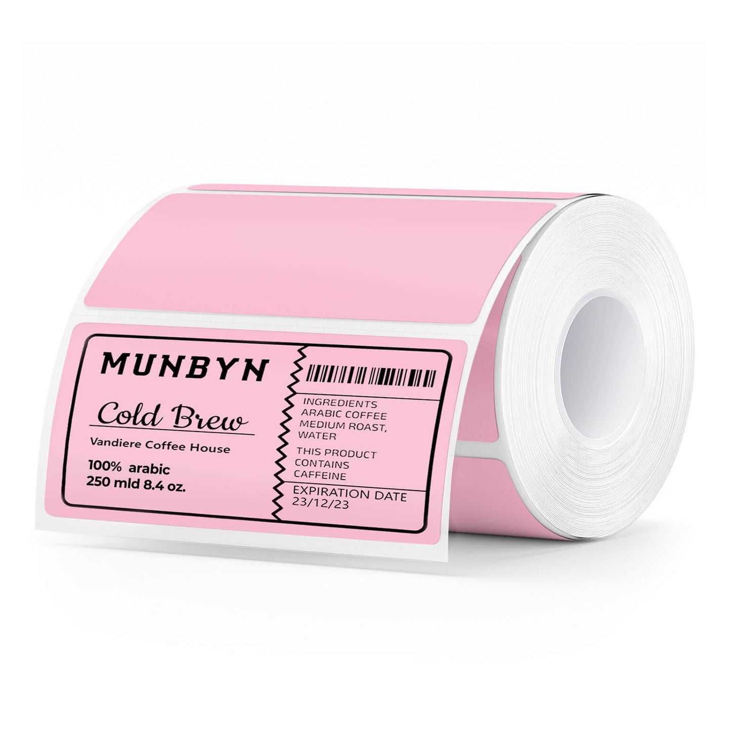 Munbyn 4"x2" Generic Rectangle Series Thermal Labels (500/Roll)