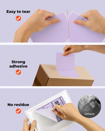 MUNBYN 4x6 Fan-Fold Direct Thermal Shipping Labels for Ecommerce Orders