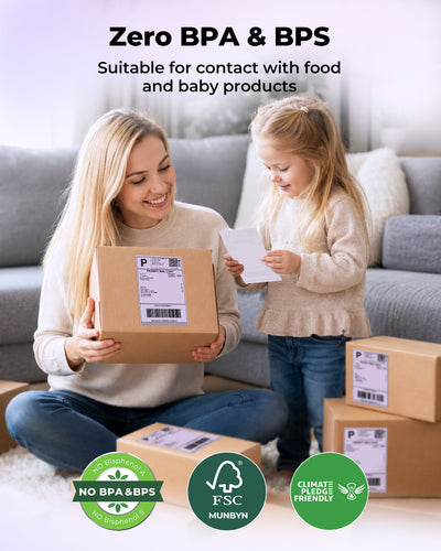 MUNBYN 4x6 Fan-Fold Direct Thermal Shipping Labels for Ecommerce Orders