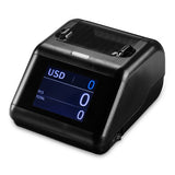 MUNBYN P01 thermal receipt printer with compact design and paper roll, ideal for retail and hospitality businesses