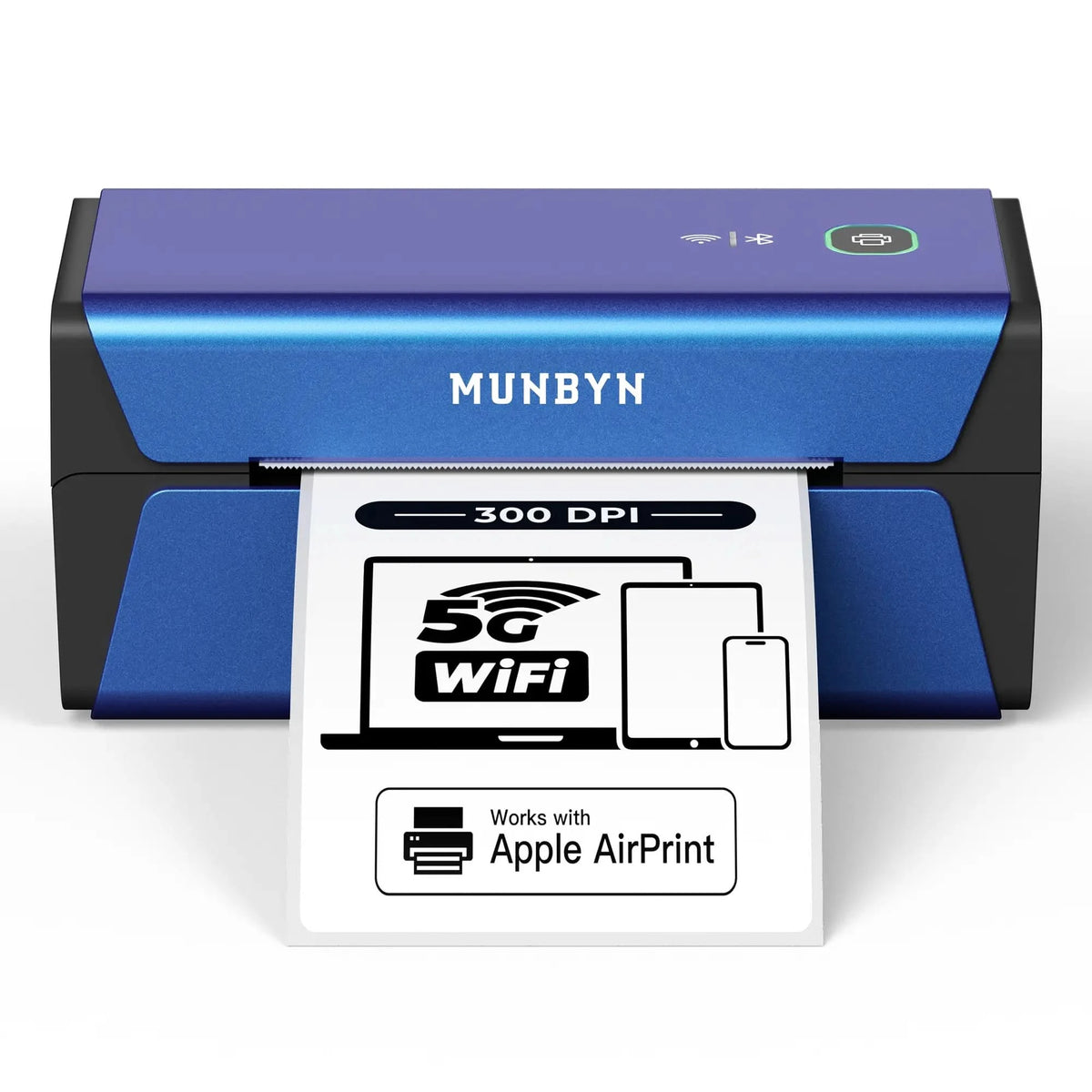 MUNBYN RealWriter 401AP AirPrint Wireless Thermal Label Printer 300DPI