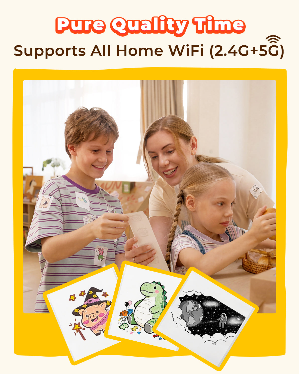 MUNBYN Stickee SP01 AI Sticker Printer for Kids