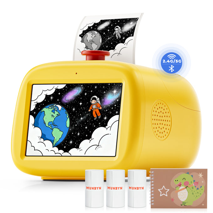 MUNBYN Stickee SP01 AI Voice-Powered Sticker Printer for Kids