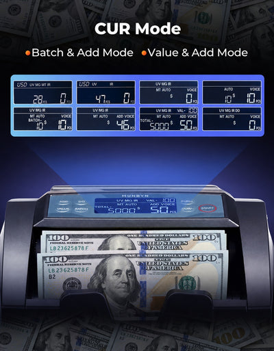 MUNBYN IMC27 ADD BATCH and VALUE counting modes
