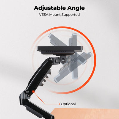 MUNBYN IPTS002 adjustable display with optional VESA mounting arm