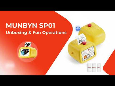 MUNBYN Stickee SP01 AI Voice-Powered Sticker Printer for Kids