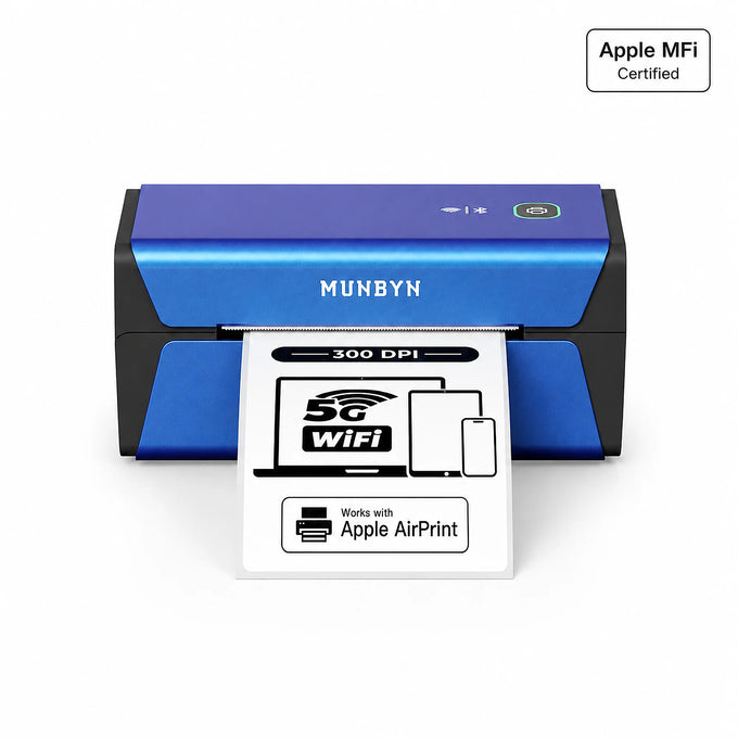 MUNBYN RW401AP 300DPI AirPrint Thermal Label Printer