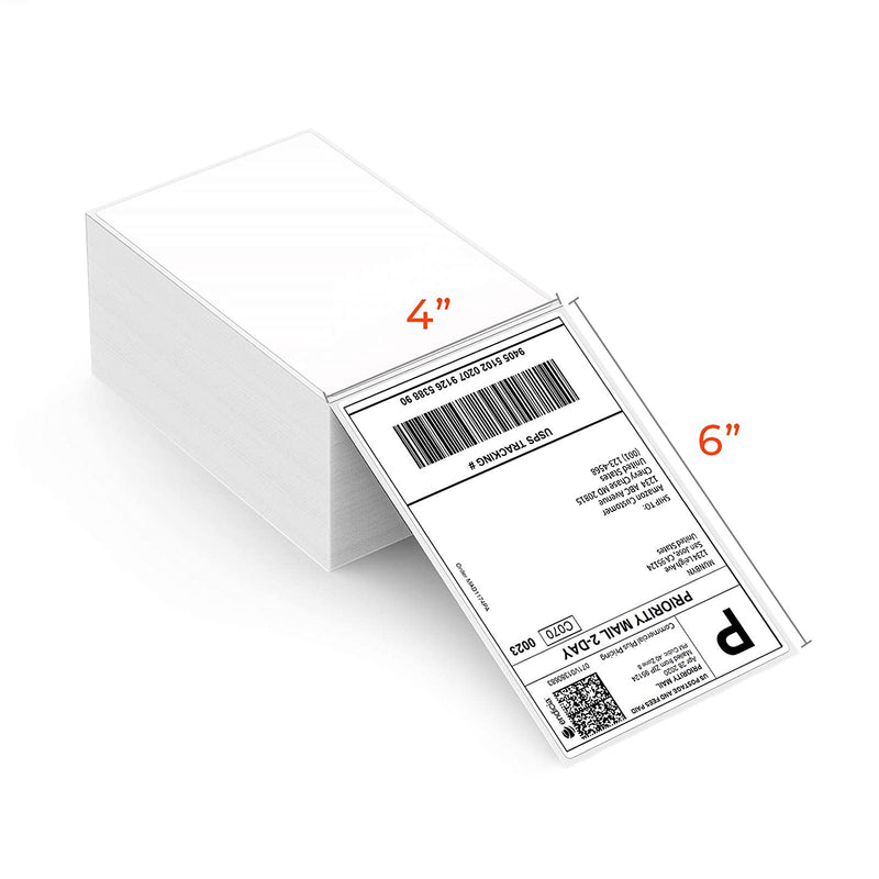 Fan-fold White Labels