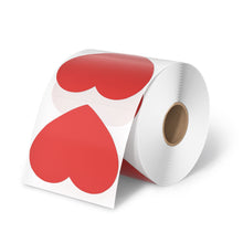 Red Heart Stickers for Valentine's Day Decoration