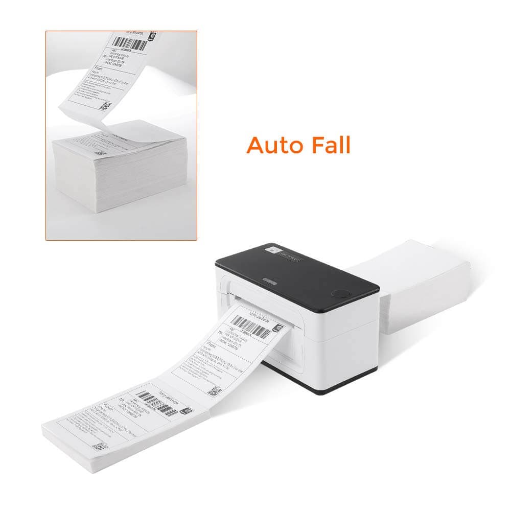 MUNBYN 4x6 thermal labels are perfect for shipping labels and they can auto fall 